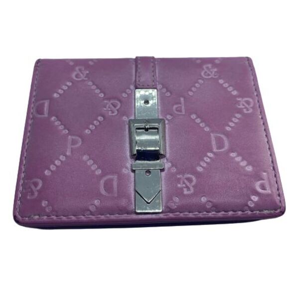 Pinky & Dianne Pink Leather Card / ID Case - Picture 1 of 8